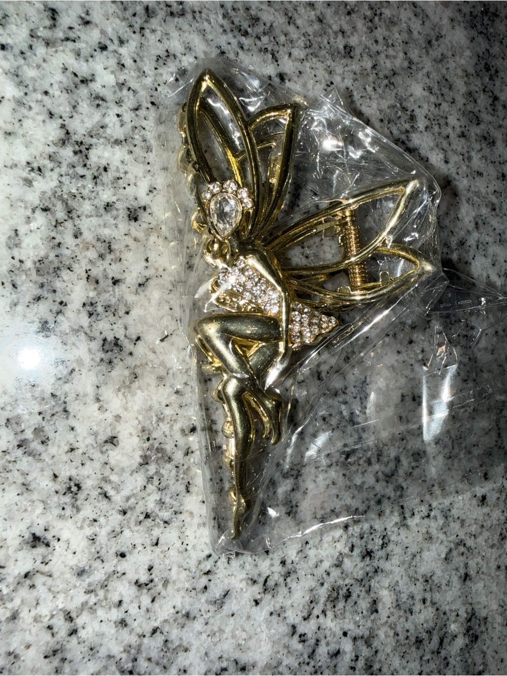 Gold Fairy Hair Clip - Elegant Women’s Hair Accessory - Picture 3 of 4